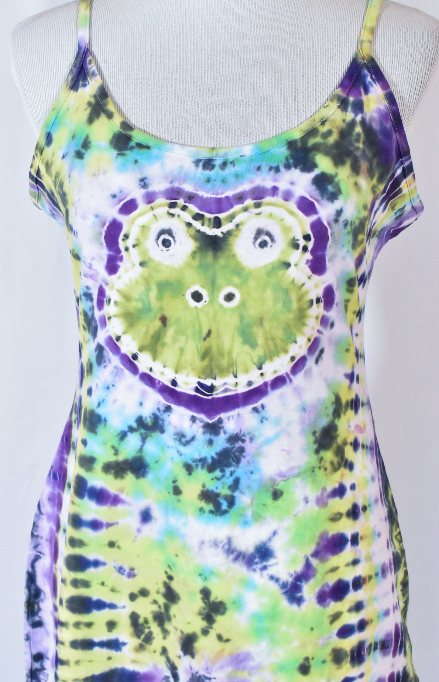 FROGGY Hot Gurl Tie Dyed Strappy Mini Tank Dress size XL