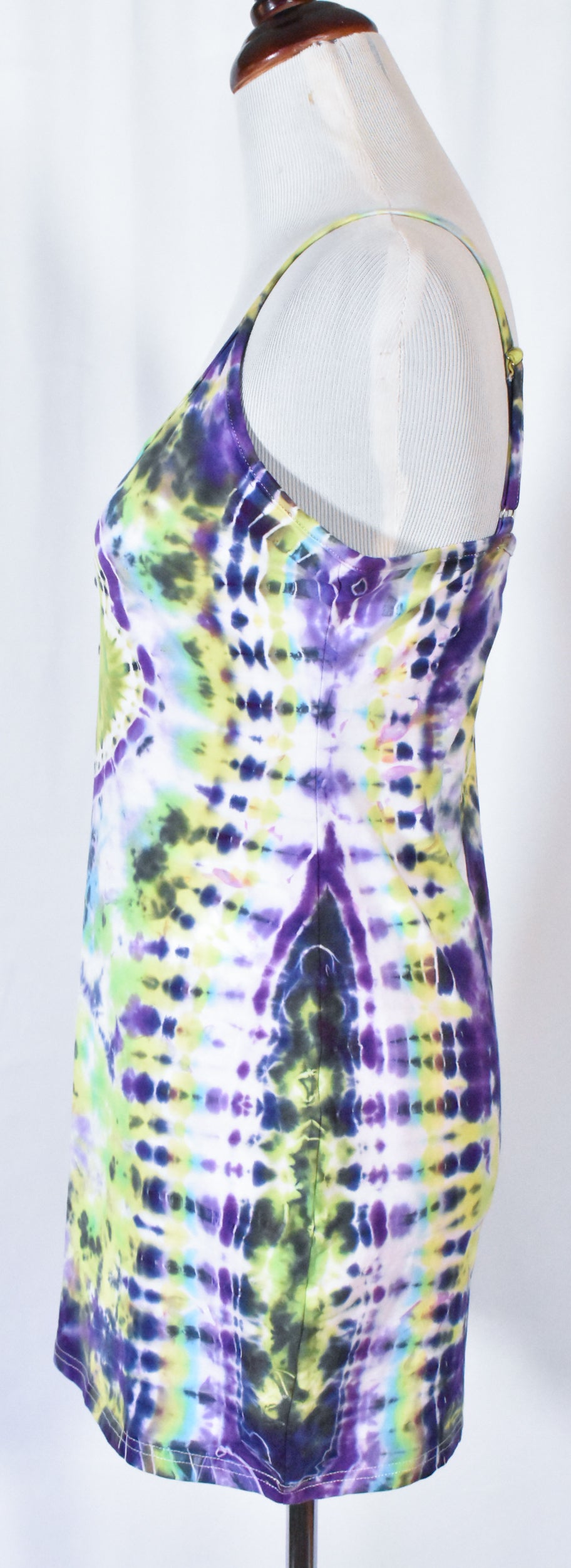 FROGGY Hot Gurl Tie Dyed Strappy Mini Tank Dress size XL