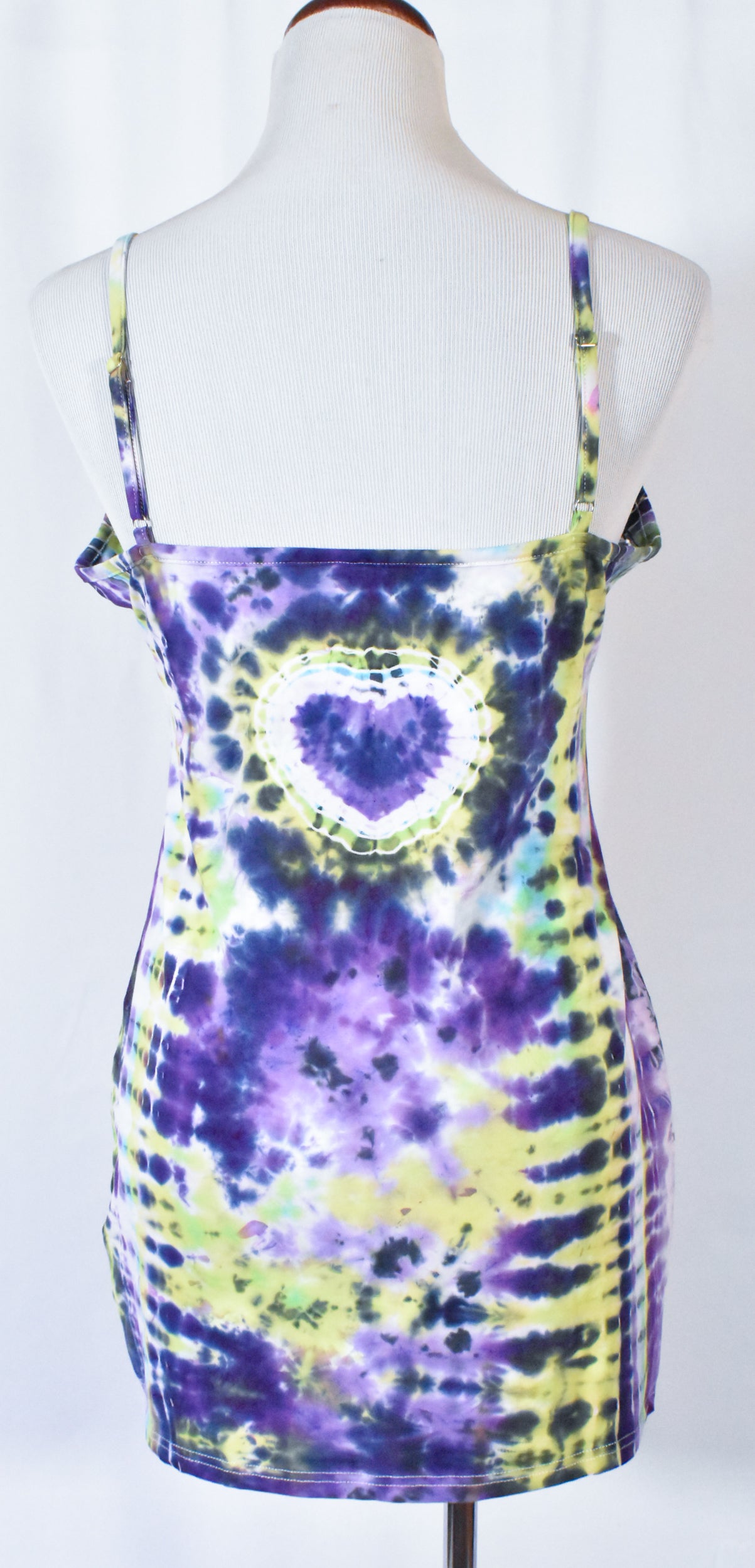FROGGY Hot Gurl Tie Dyed Strappy Mini Tank Dress size XL