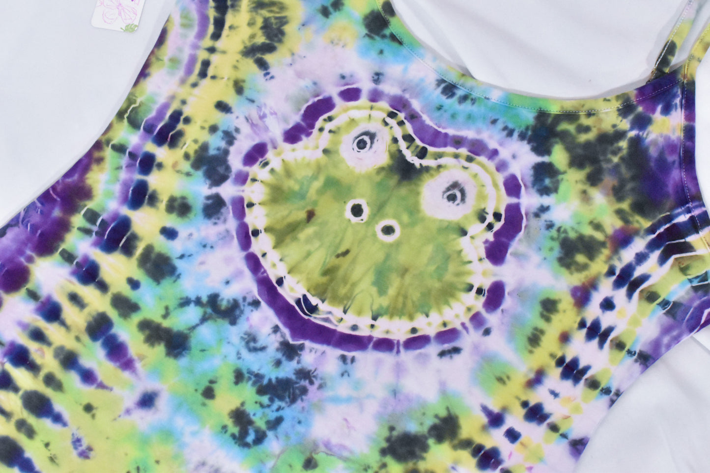 FROGGY Hot Gurl Tie Dyed Strappy Mini Tank Dress size XL