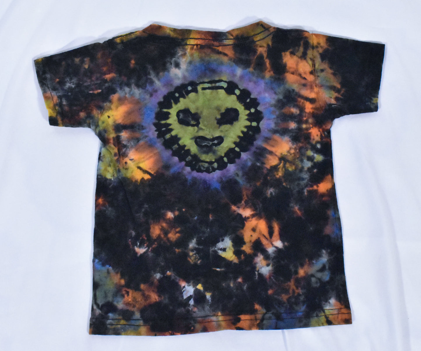 UFO + Alien Reverse Tie Dye Cotton Tee Toddler size T2