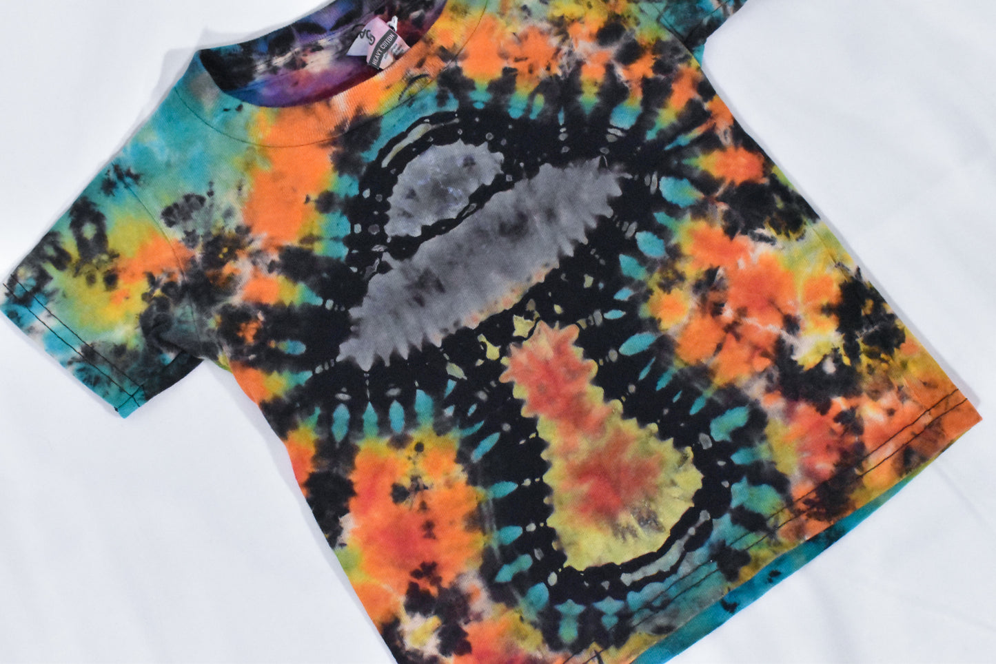 UFO + Alien Reverse Tie Dye Cotton Tee Toddler size T2