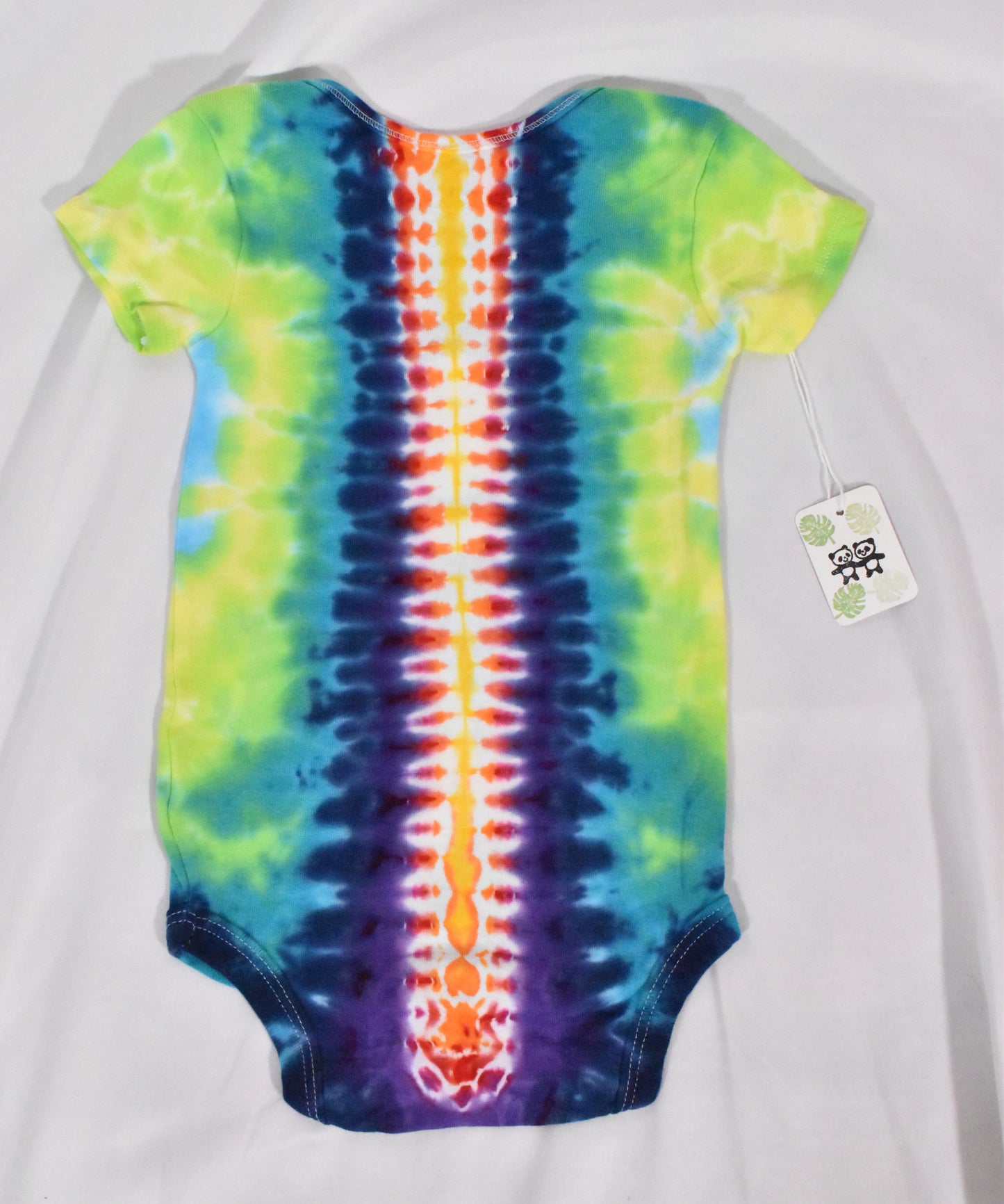 Happy Smiley Face Tie Dye Cotton Onesie Baby size 18 mo