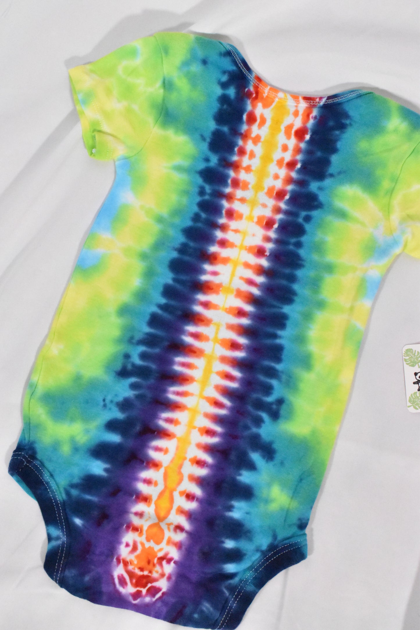 Happy Smiley Face Tie Dye Cotton Onesie Baby size 18 mo