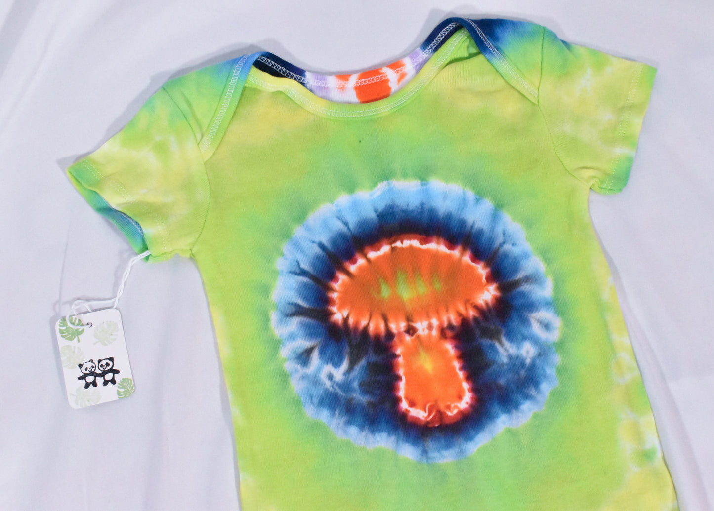 Mushroom Tie Dye Cotton Onesie Baby size 18 mo