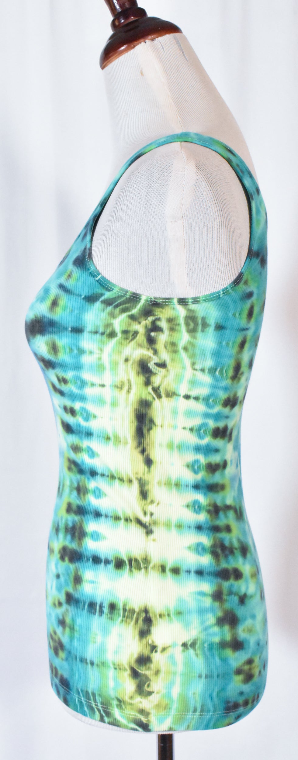 MUSHROOM Cotton Stretch Slim Fit Tank Top Women's size Small