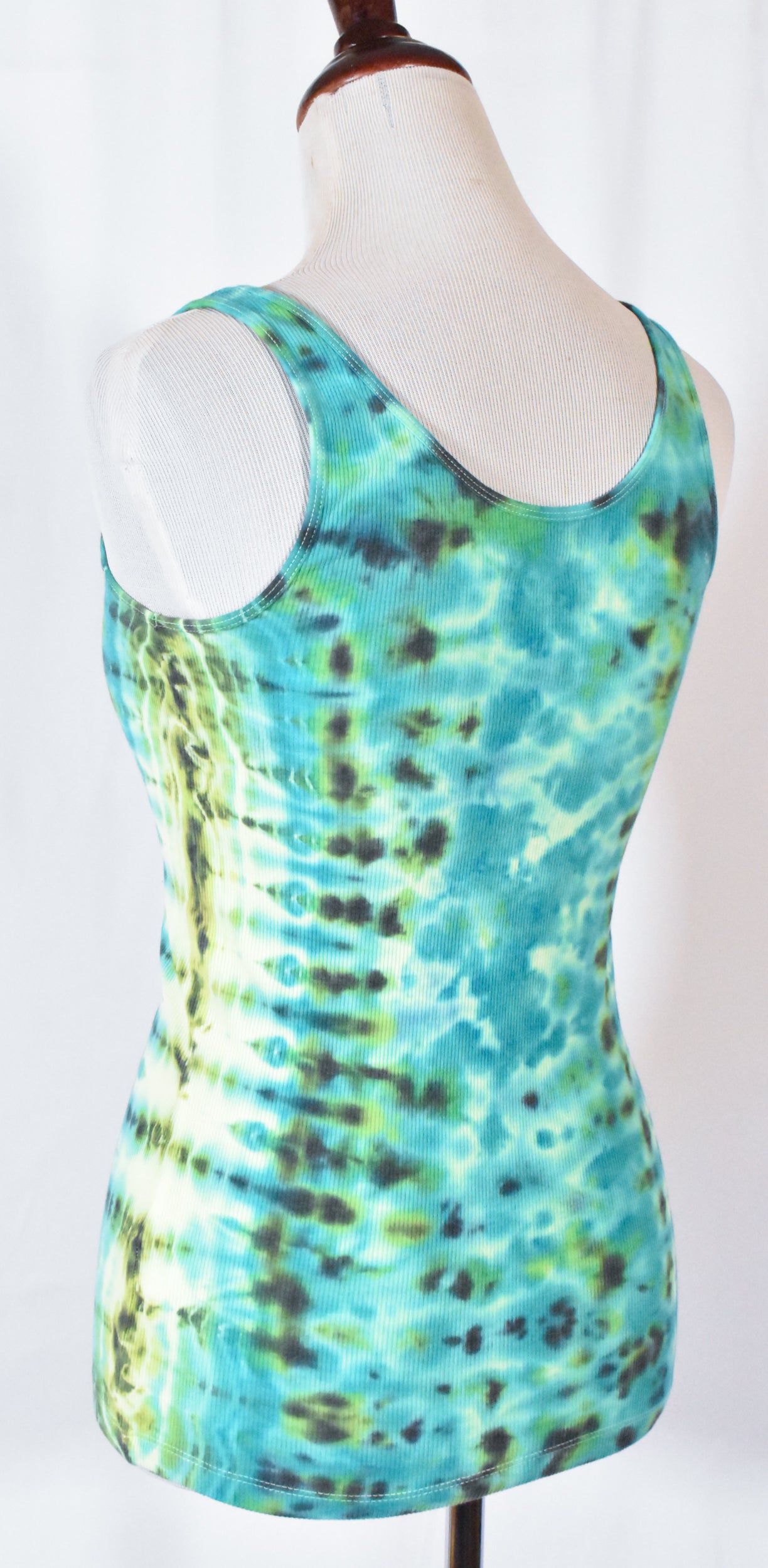 MUSHROOM Cotton Stretch Slim Fit Tank Top Women's size Small