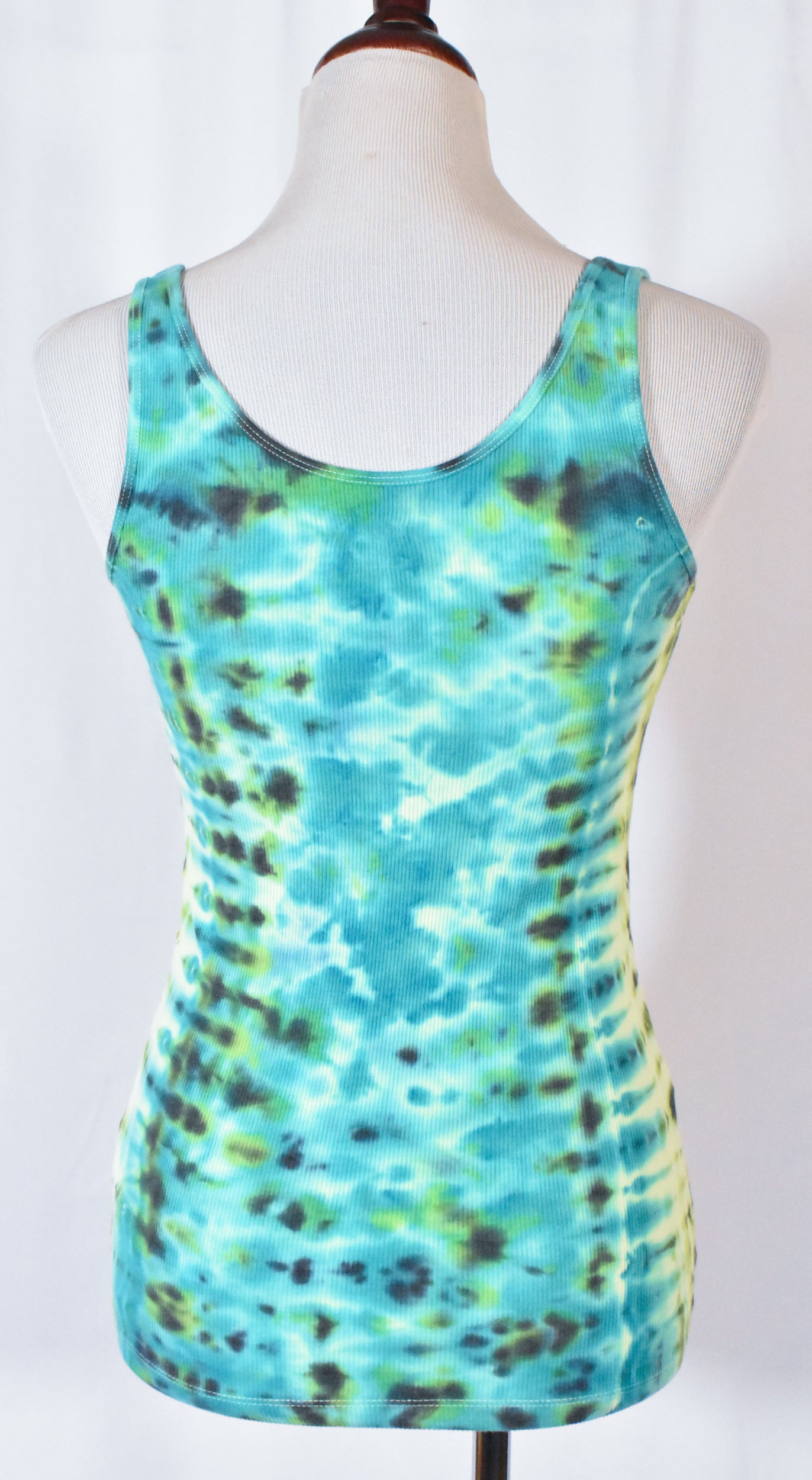MUSHROOM Cotton Stretch Slim Fit Tank Top Women's size Small