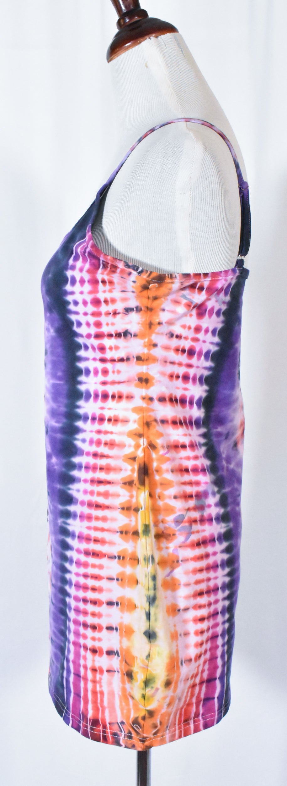 HOT Gurl Tie Dyed Strappy Mini Tank Dress size XL