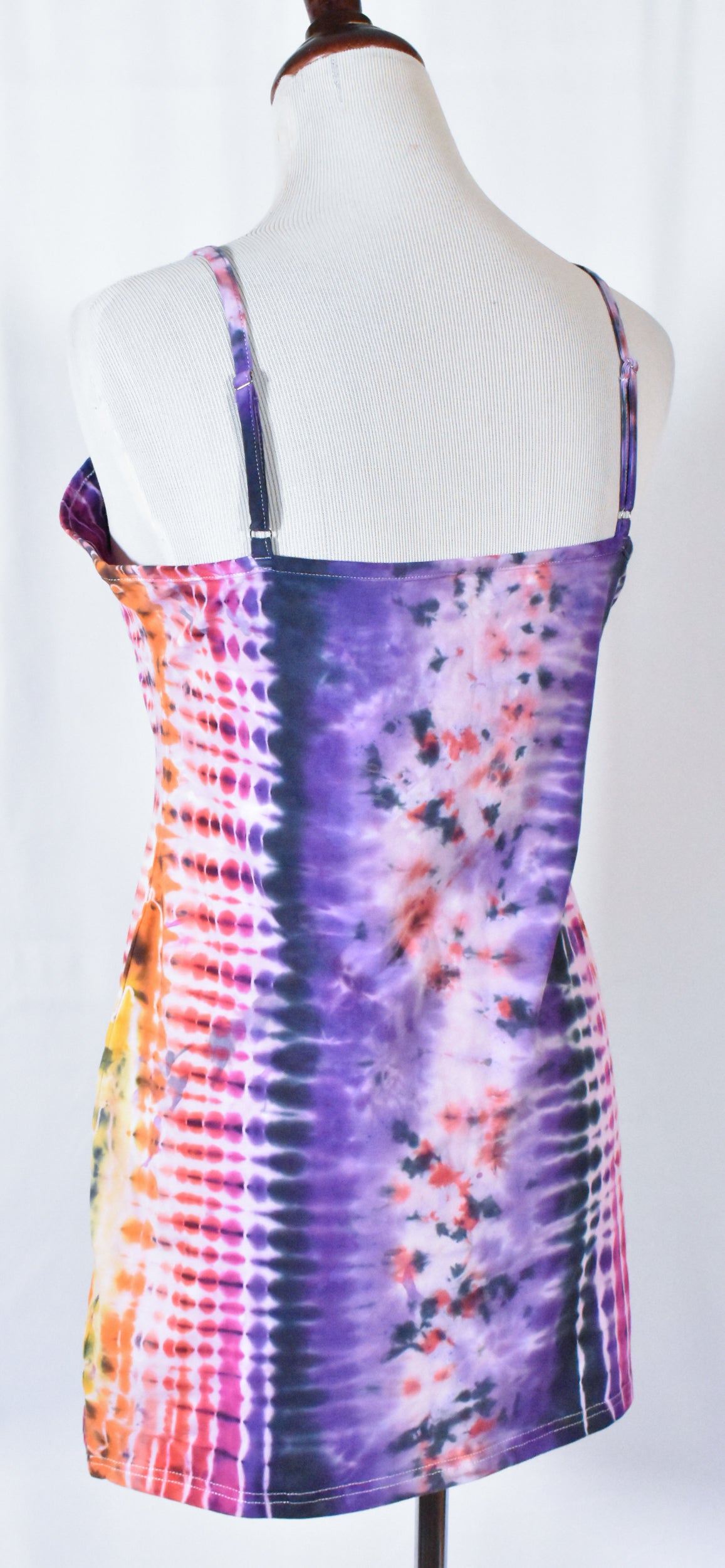 HOT Gurl Tie Dyed Strappy Mini Tank Dress size XL