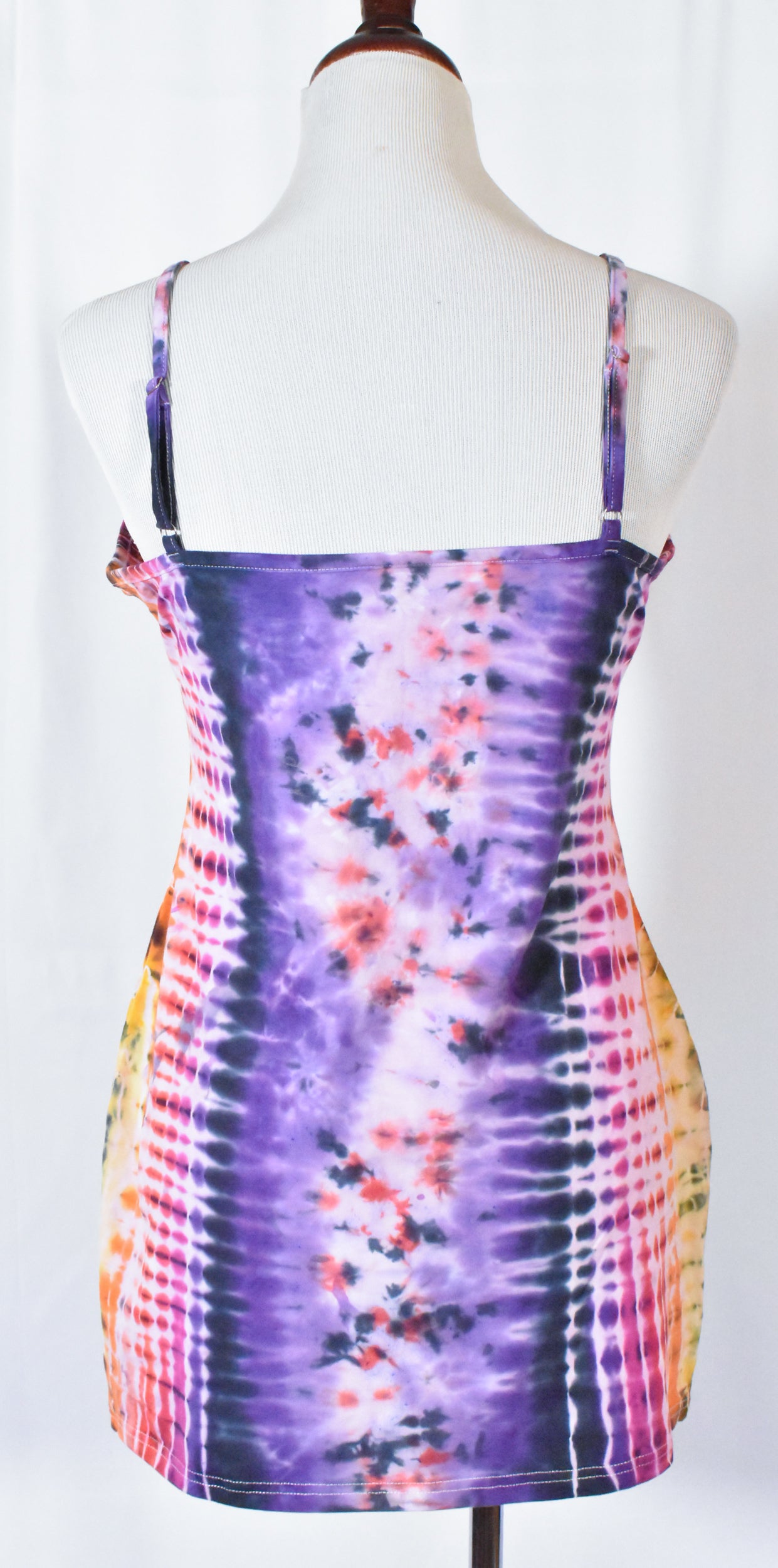 HOT Gurl Tie Dyed Strappy Mini Tank Dress size XL