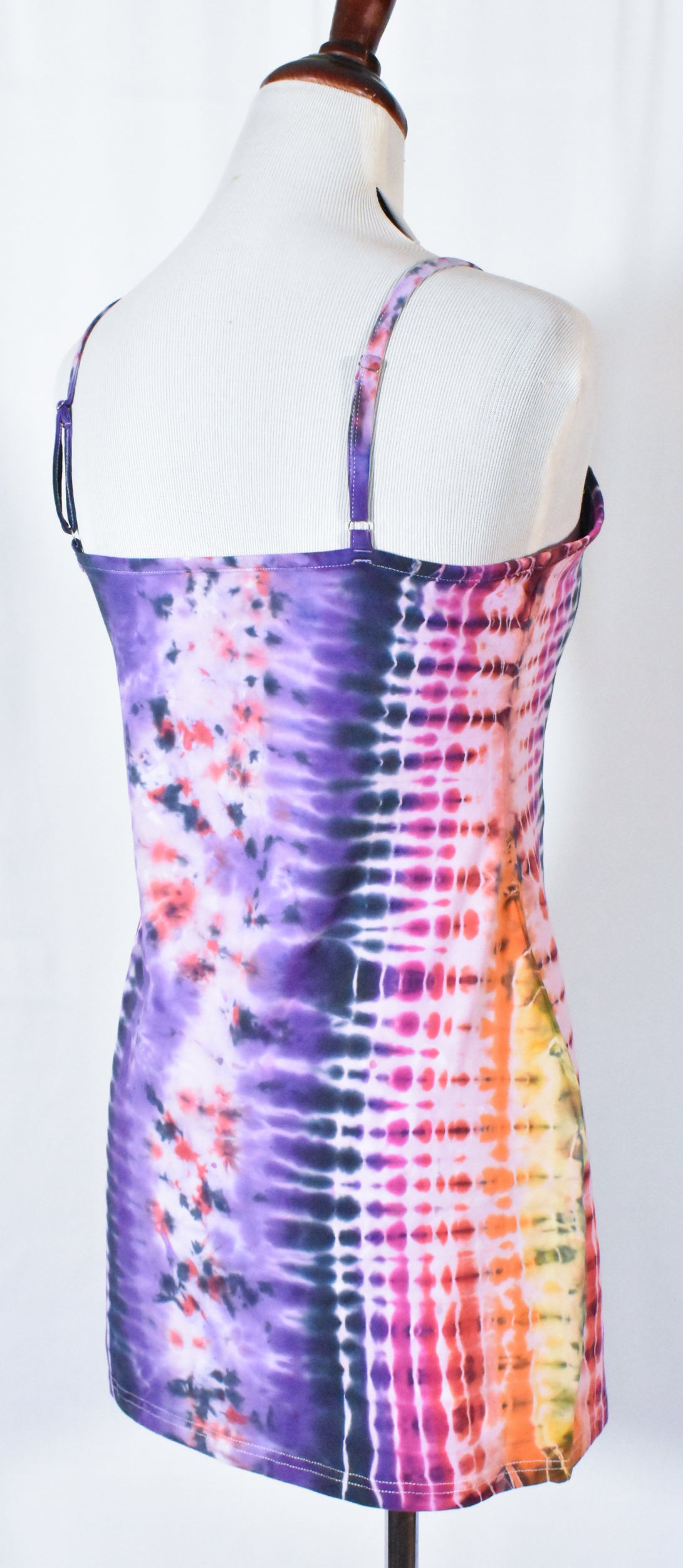 HOT Gurl Tie Dyed Strappy Mini Tank Dress size XL
