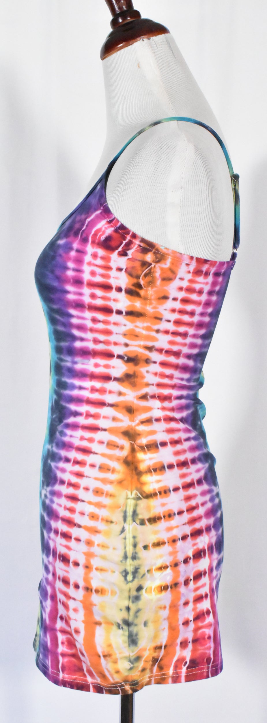 HOT Gurl Tie Dyed Strappy Mini Tank Dress with Heart size Small (Copy)