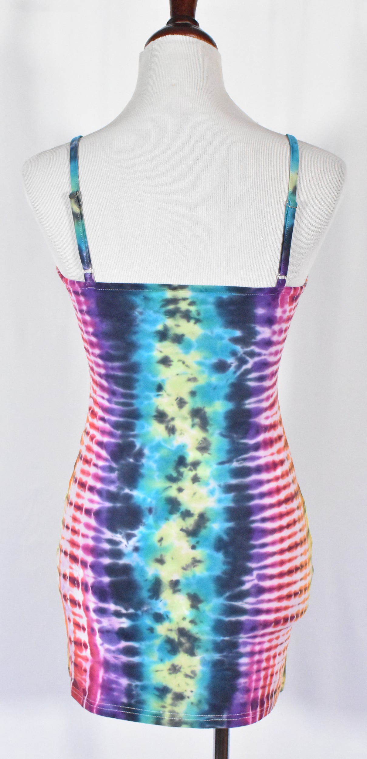 HOT Gurl Tie Dyed Strappy Mini Tank Dress with Heart size Small (Copy)