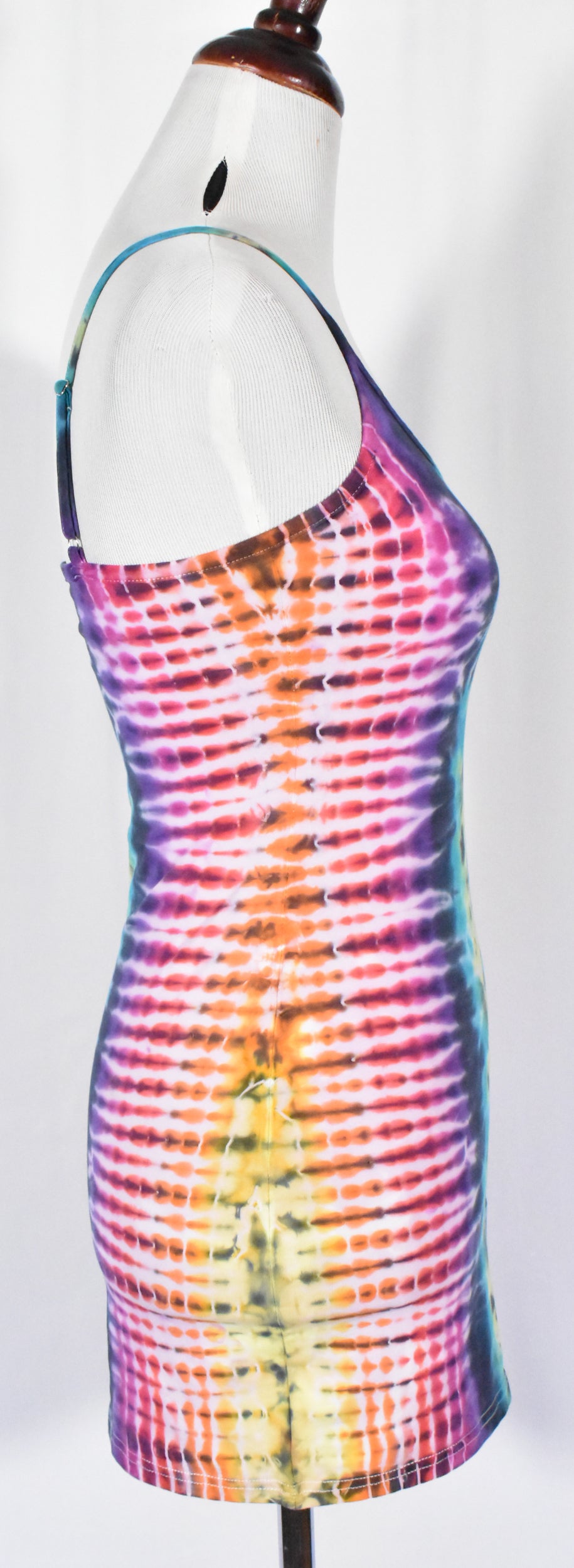 HOT Gurl Tie Dyed Strappy Mini Tank Dress with Heart size Small (Copy)