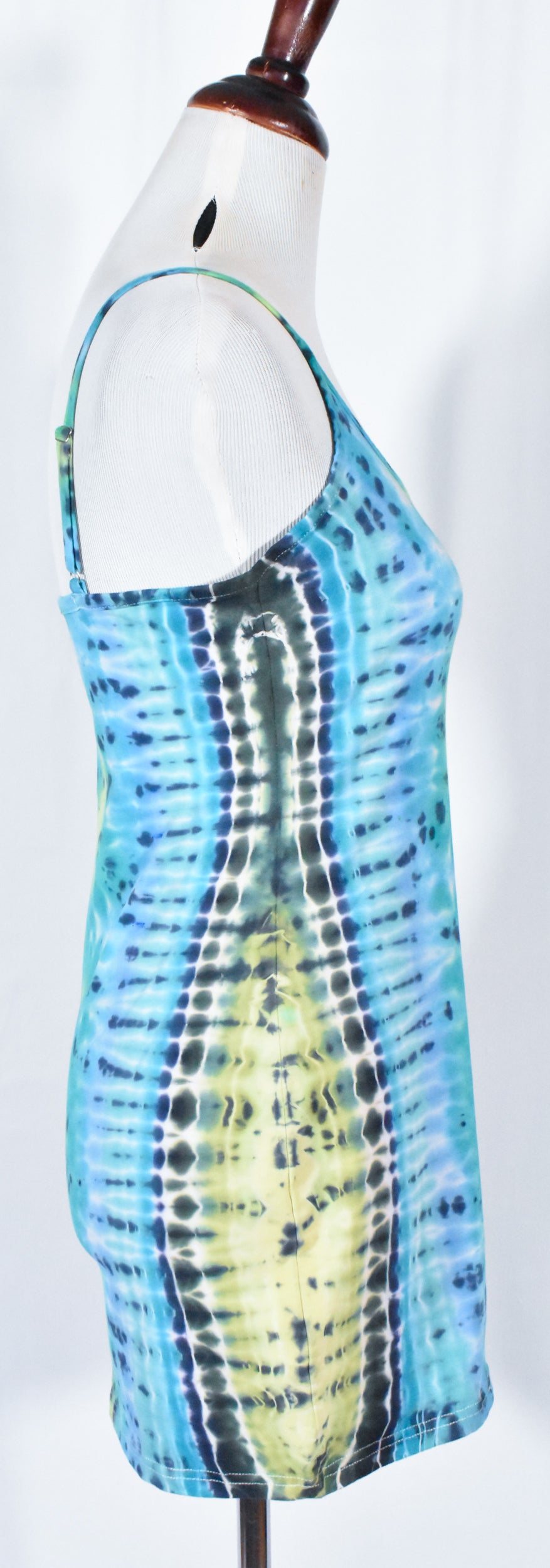 HOT Gurl Tie Dyed Strappy Mini Tank Dress size Large