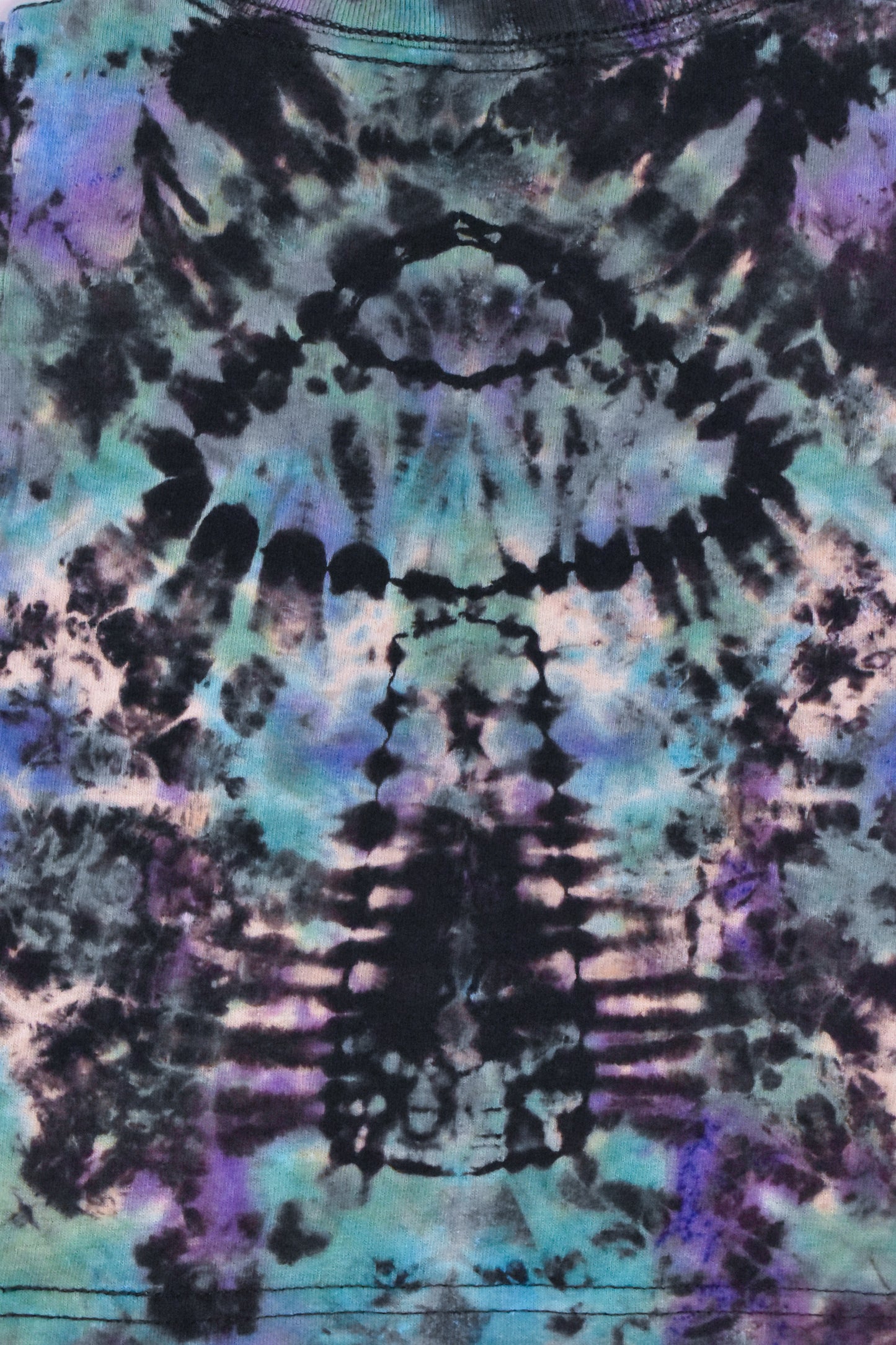 Hidden UFO + Alien Reverse Tie Dye Cotton Tee Toddler size T2