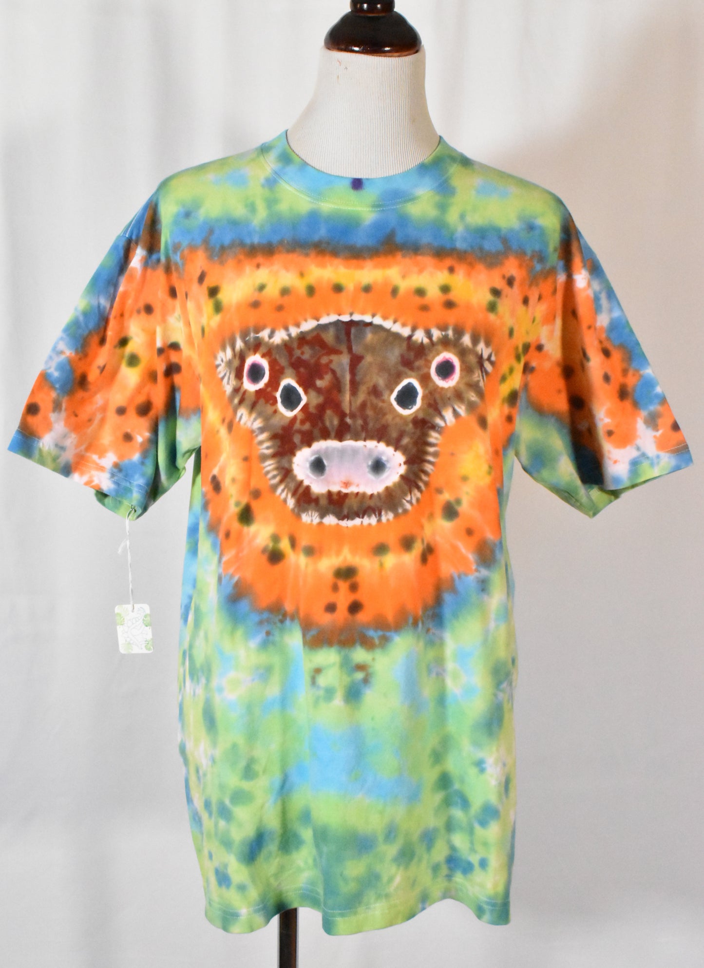 How Now BROWN Cow? Cotton Tee size Large