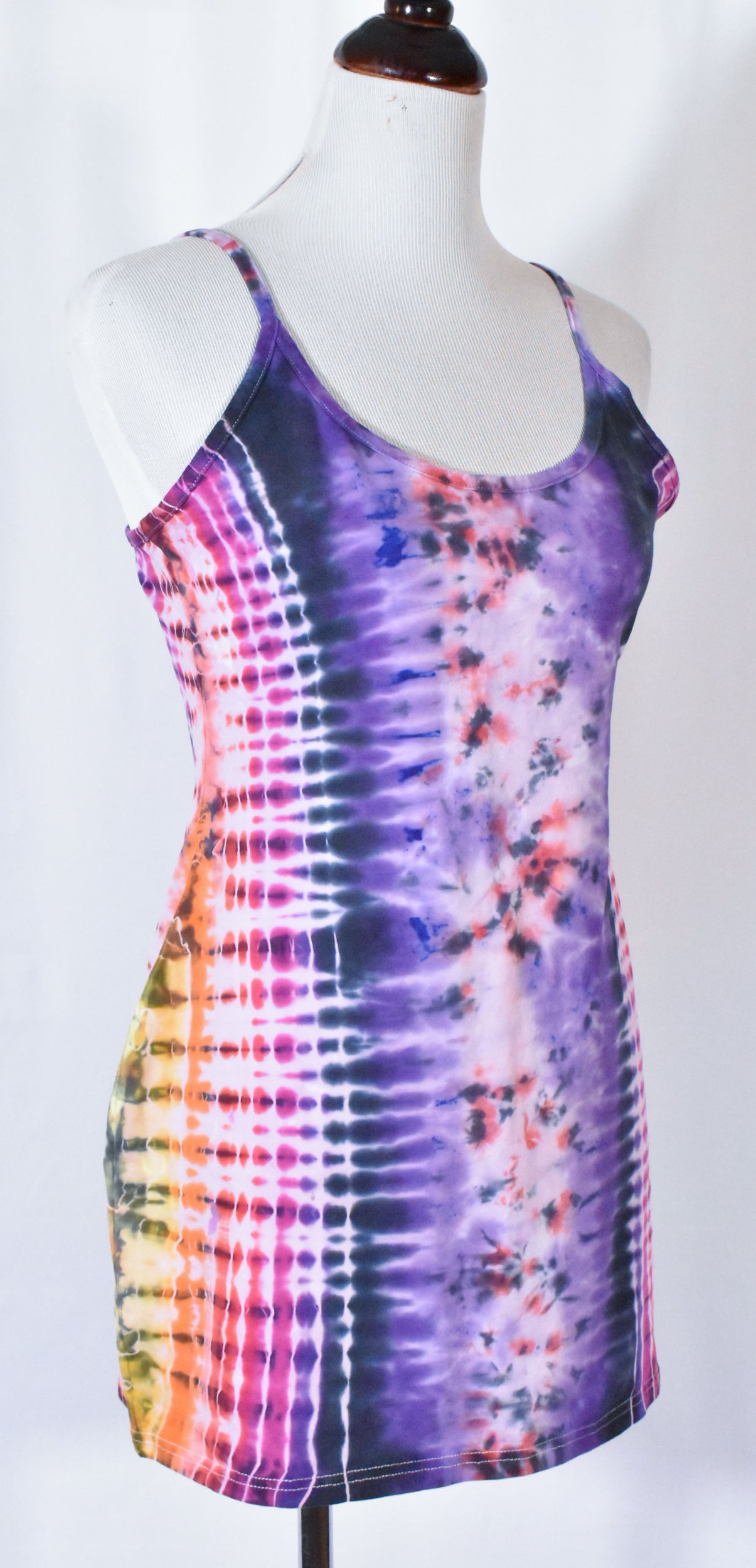 HOT Gurl Tie Dyed Strappy Mini Tank Dress size XL