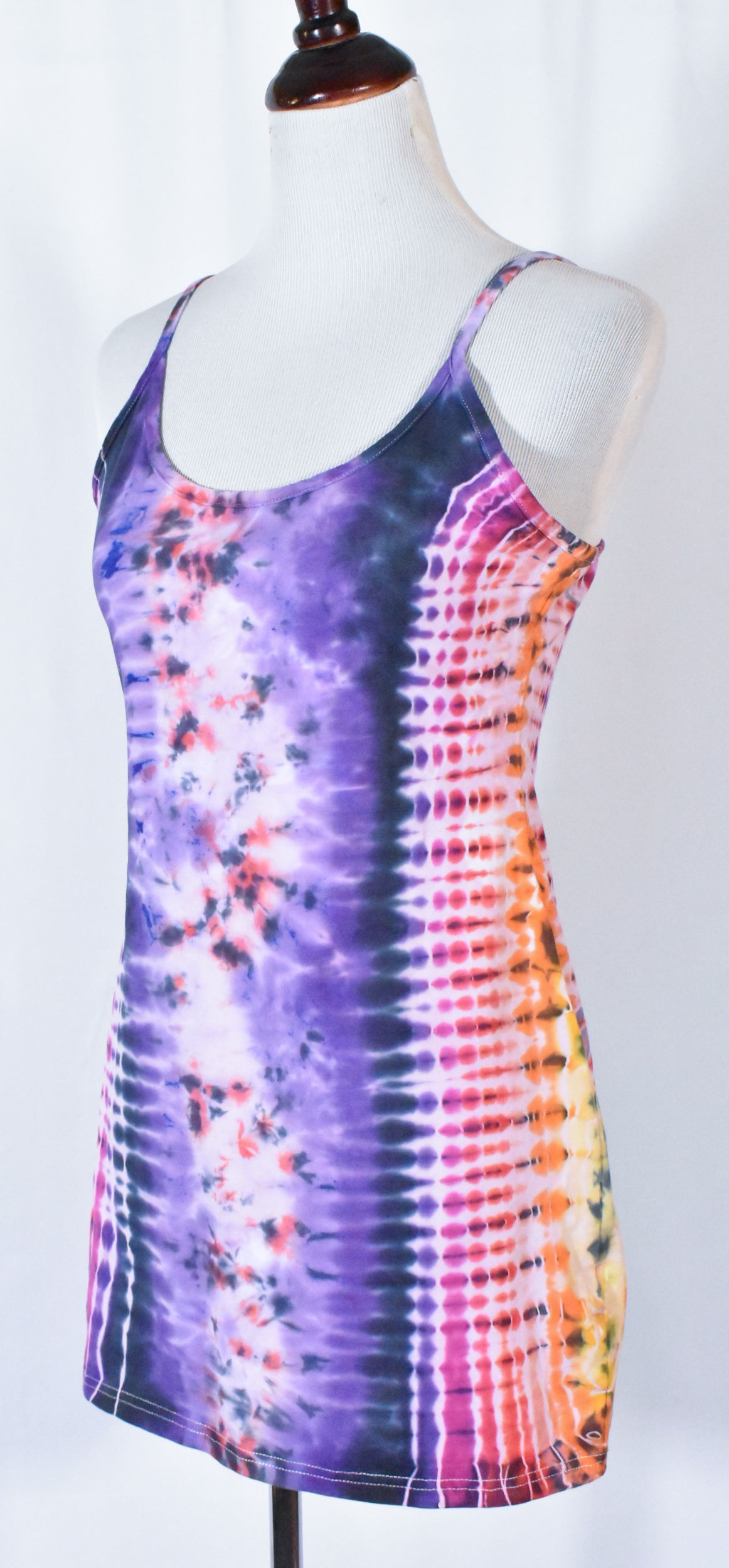 HOT Gurl Tie Dyed Strappy Mini Tank Dress size XL